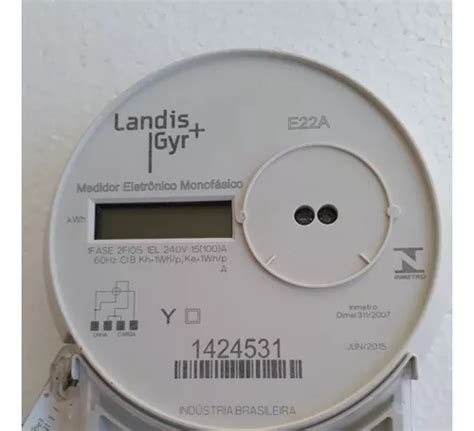 Medidor De Energia Landis Gyr Monofásico 220v MercadoLivre