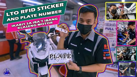 How To Install Lto Rfid Sticker And Plate Number In Different