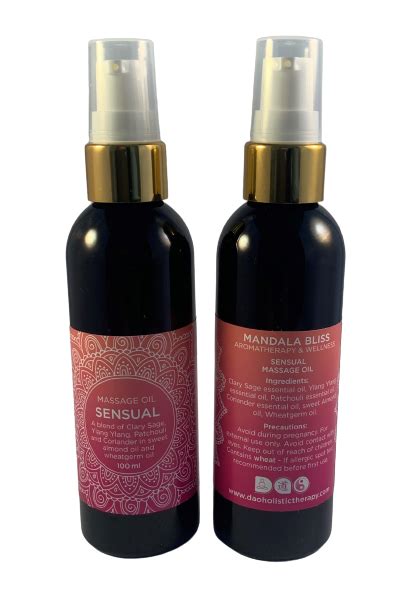 Sensual Massage Oil Mandala Bliss Dao Holistic