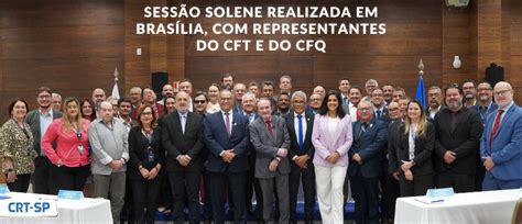 CFT e CFQ assinam resolução conjunta CRT SP