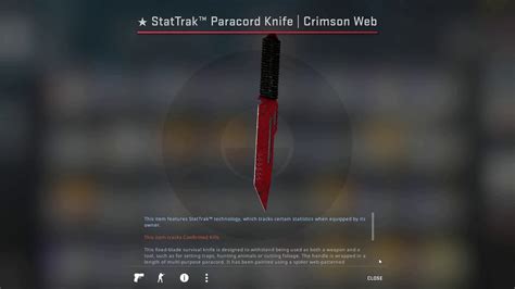 Unboxing Paracord Knife Crimson Web StatTrak YouTube