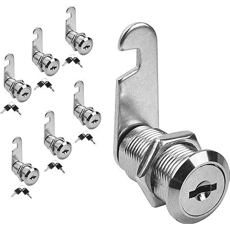 Amazon Kohree Cabinet Cam Lock Set 5 Pack Keyed Alike 1 1 8 Inch