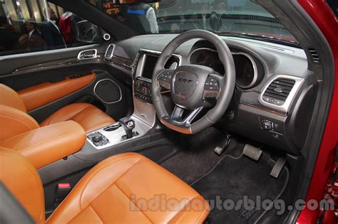 Jeep Grand Cherokee SRT interior at Auto Expo 2016