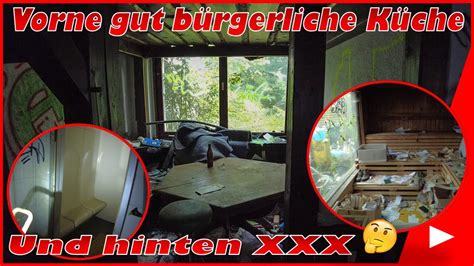 Lost Places 181 Vorne gut bürgerliche Küche und hinten Saunaclub Mr