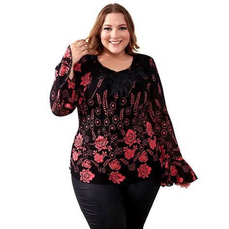 Blusas De Talla Grande Tendencias De Moda Para Chicas Curvy Con Mucho