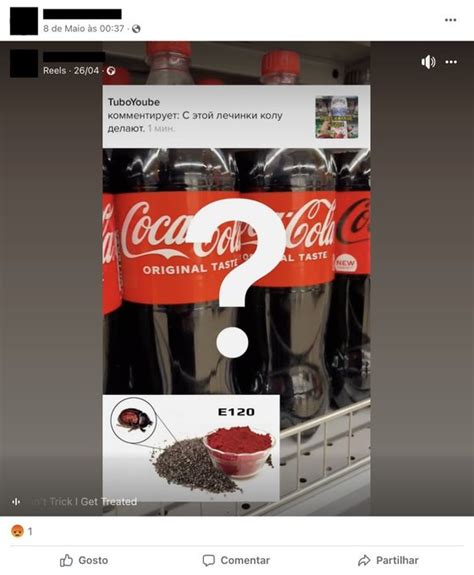 Coca Cola Tem Vest Gios De Insetos Para Obter Cor Checagem De Fatos