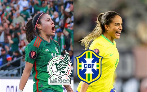 M Xico Vs Brasil En Vivo Partido Femenil Semifinales Copa Oro