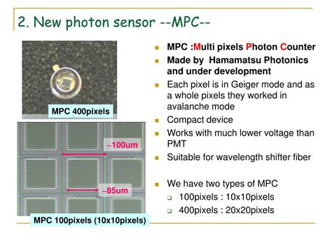 PPT Study Of Photon Sensors Using The Laser System PowerPoint