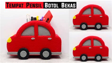 DIY Car Pen Holder With Plastic Bottle Best Waste Pen Stand Tempat