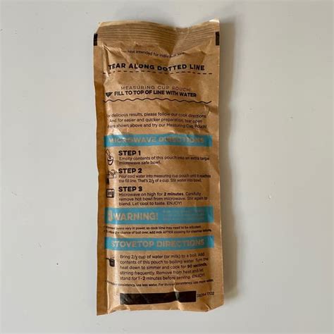 Organic Bare Instant Multigrain Hot Cereal With Flax From Better Oats