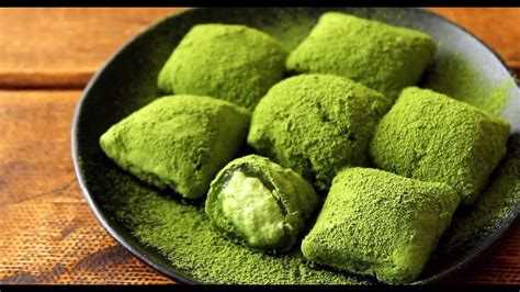 濃厚抹茶クリームもちのレシピ Matcha Cream Mochi Recipe Youtube