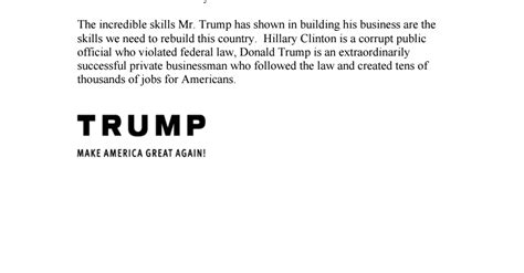 Donald Trumps Letter The New York Times