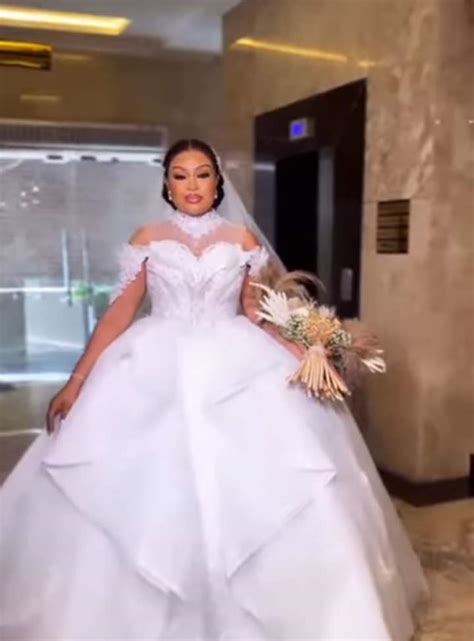 Photos And Video From The White Wedding Of Actress Nkiru Sylvanus