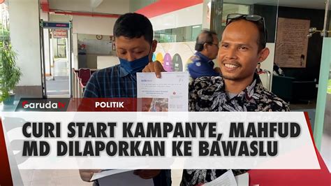 Gegara Pantun Mahfud MD Dilaporkan Ke Bawaslu YouTube