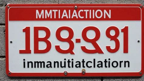 Quelle Est La Signification D Une Plaque D Immatriculation Rouge La