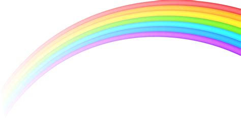 Rainbow PNG Pics on a Transparent Background. Over 100 Free Cliparts