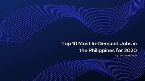 Top 10 Most In Demand Jobs In The Philippines For 2020 Jobzeee