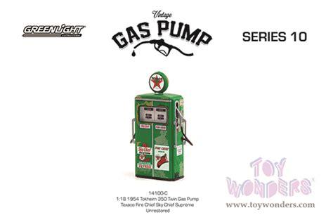 Greenlight Vintage Gas Pumps Series Tokheim Twin Gas