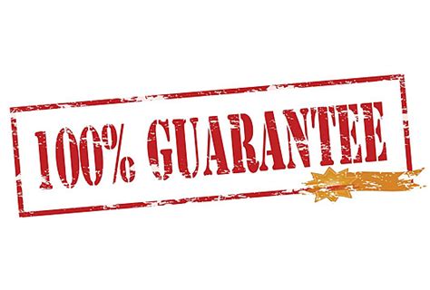 One Hundred Percent Guarantee Rectangular Percent Certified Vector