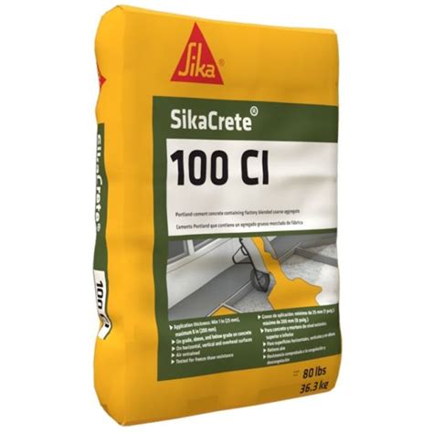 Sika Sikacrete 100 CI 80lb Bag Indcon Supply