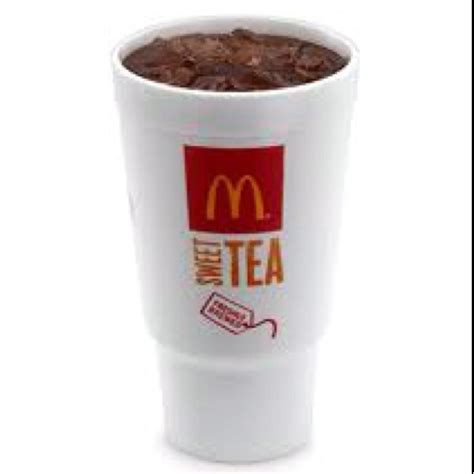 Mcdonalds Sweet Tea Half Cut Light Ice Non Alcoholic Drinks Fun