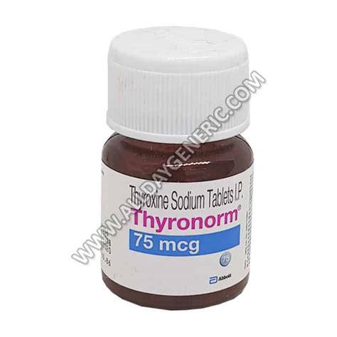 Thyronorm 75 Mcg Levothyroxine 75 Mcg Reviews Dosage In Usa