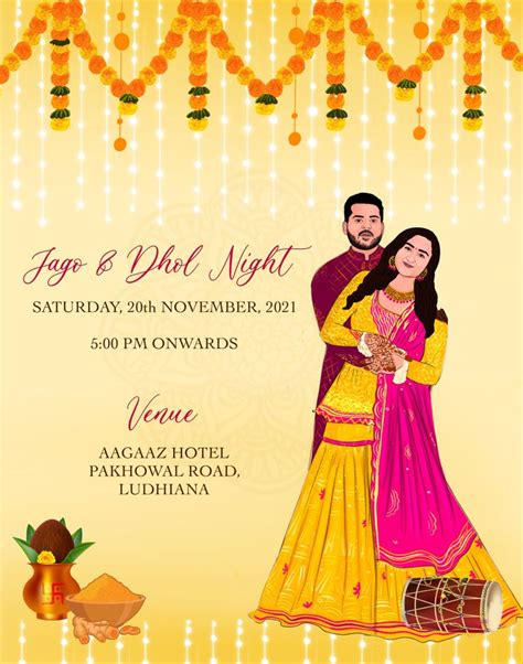 Wedding Invite E Invite WhatsApp Invites Indian Wedding