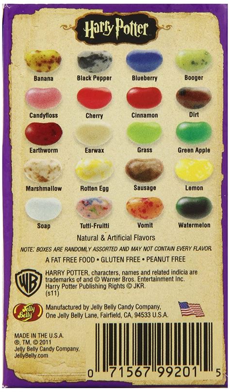 Jelly Belly Bertie Botts Every Flavor Beans 20 Harry Potter Flavors 2 Pack 12oz Authentic