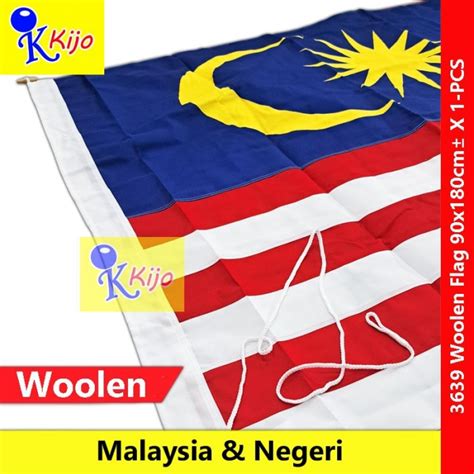 Cm X Cm Malaysia Flag Woolen Flag Kian Joo