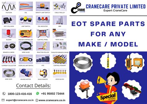 EOT Crane Spare Parts WELCOME TO CRANECARE PRIVATE LIMITED YOUR