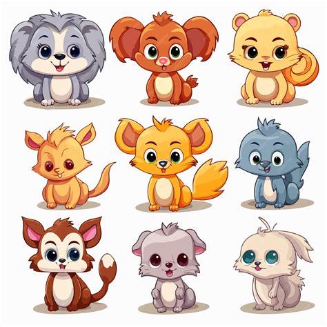 cute animal cartoon characters 7