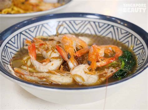 Tong Sheng Pork Ribs Prawn Noodle From 5 At Yishun With Fritters Sea