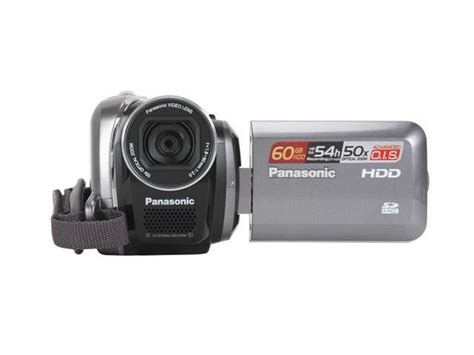 Panasonic SDR-H60 Silver 2.7"LCD 50X Variable Speed Zoom 60GB Hard Disk ...
