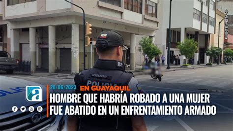 Hombre Que Habr A Robado A Una Mujer En El Centro Fue Abatido En Un