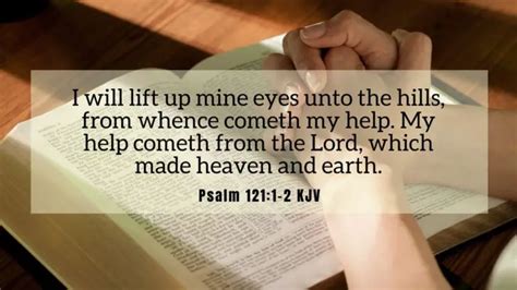 Psalm 121 1 2 KJV Bible Verse Of The Day