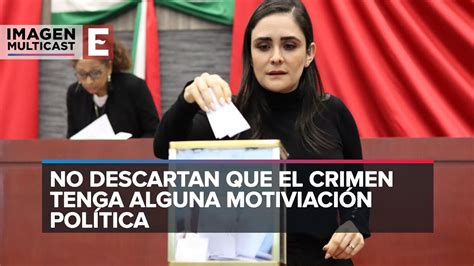 Conmociona A Morelos El Asesinato De La Diputada Gabriela Marín Youtube