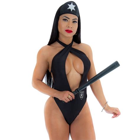 Fantasia Policial Gostosa Star Pimenta Sexy Shopee Brasil