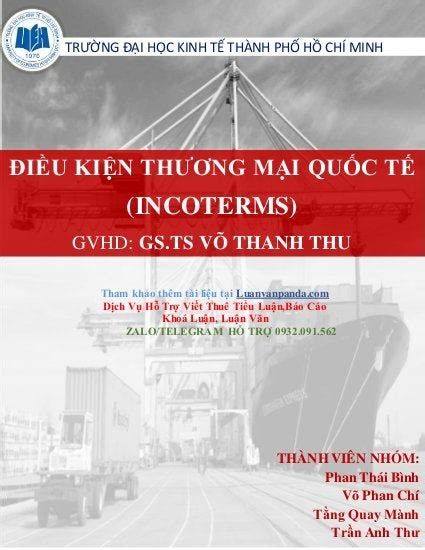 Ti U Lu N I U Ki N Th Ng M I Qu C T Incoterms Pdf