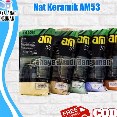 Jual Nat Keramik Am Pengisi Nat Tile Grout Semen Warna Shopee