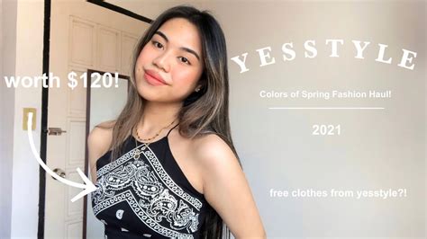 Yesstyle Try On Haul Colors Of Spring Fashion Haul Free Clothes