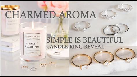 SIMPLE IS BEAUTIFUL Candle DAINTY RING COLLECTION Charmed Aroma Ring