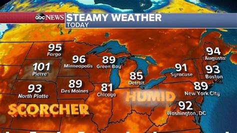 Dangerous Heat Takes Over Midwest Northeast Latest Abc Audio