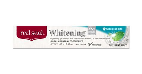 Red Seal Whitening Herbal And Mineral Toothpaste With Natures Works