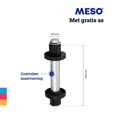 Meso Kruiwagenwiel Anti Lek Massief Pu Band Lekvrij