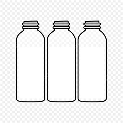 Black And White Clipart Milk Bottle