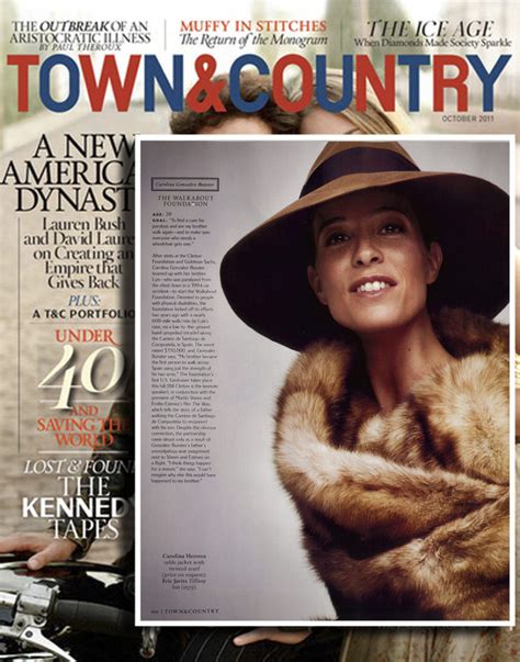 Carolina featured in Town&Country Magazine! | Walkabout Foundation ...