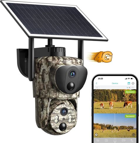 Amazon.com: SEHMUA 4G LTE Cellular Trail Cameras with 2K HD Live ...
