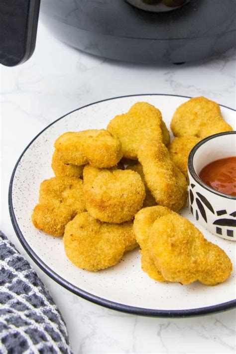 Air Fryer Frozen Chicken Nuggets Magenta Streaks