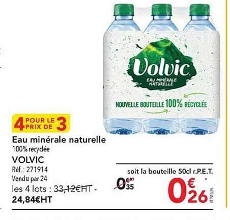 Promo Eau Min Rale Naturelle Volvic Chez Metro Icatalogue Fr