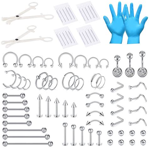 Briana Williams Piercing Kits For All Piercingsstainless Steel Piercing Kit For Ear Cartilage